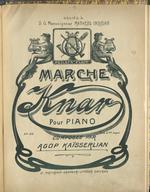 Marche Knar pour piano composée par Agop Kaisserlian, op. 38.